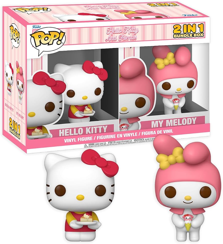 Hello Kitty And Friends My Melody and Hello Kitty Funko Pop! 2-In-1 Bundle Box