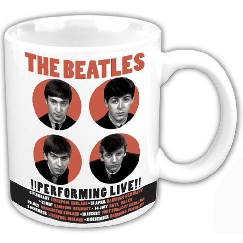 The Beatles Performing Live Collectible Mug