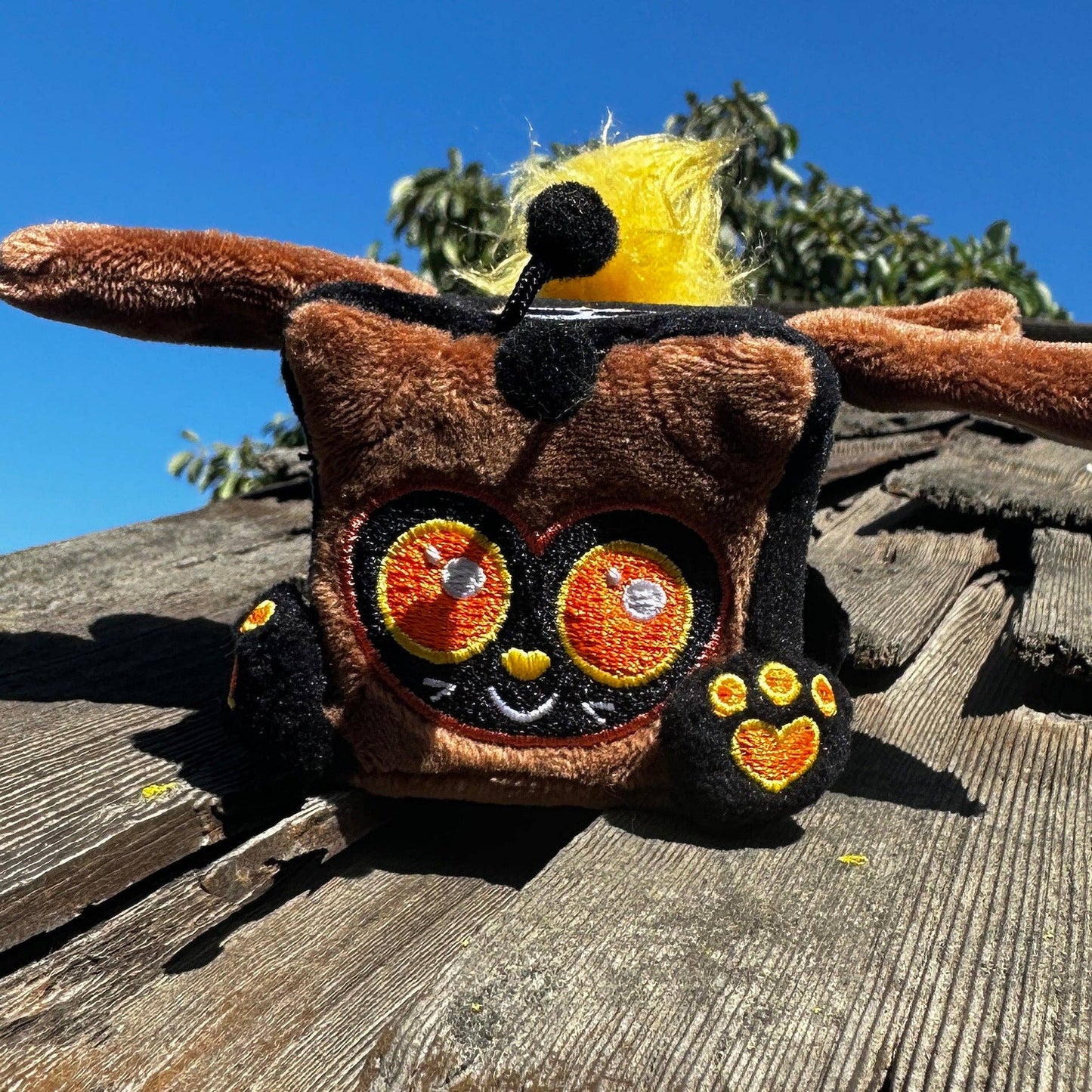 Deathshead Moth Baby SquaredyCats Mini Plush