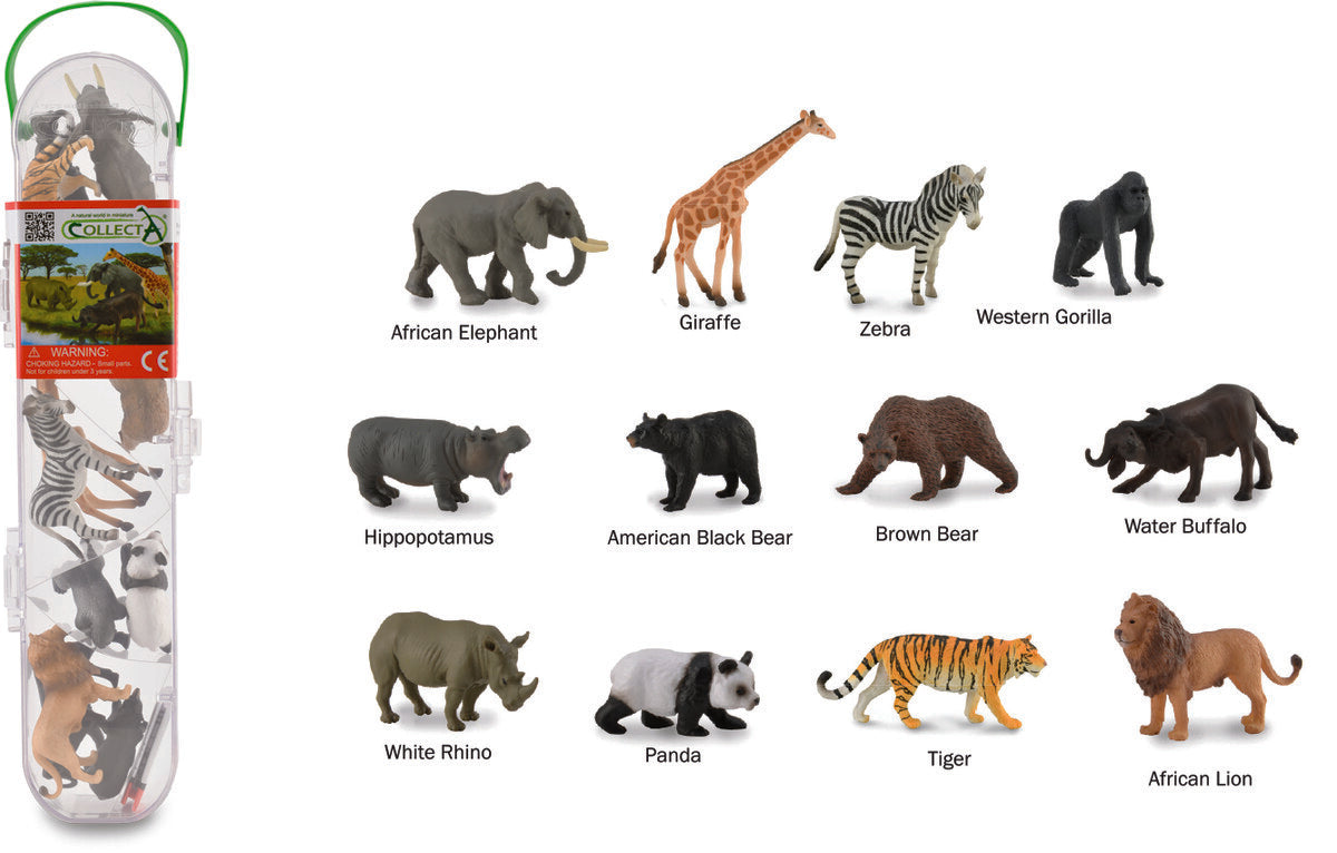 Wildlife Animals Mini Figure Box