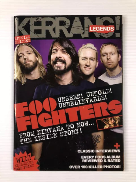 Kerrang! Legends Foo Fighters Special Edition Magazine