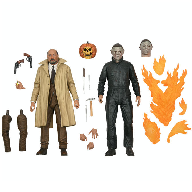 Halloween II Ultimate Michael Myers & Dr. Loomis Action Figure 2-Pack