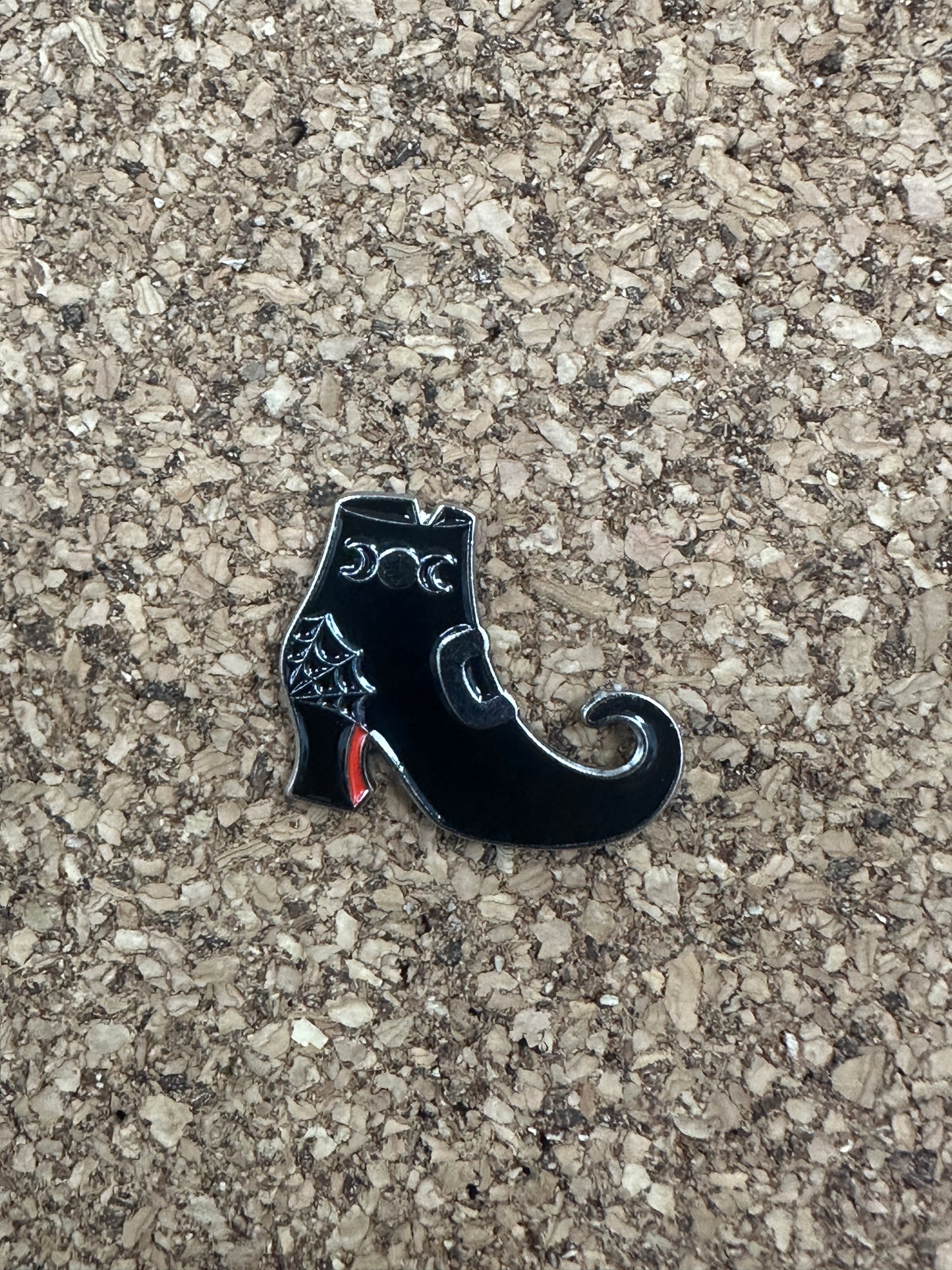Witches' Shoe Pin Badge