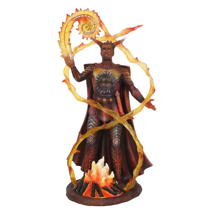Elemental Magic Fire Sorcerer Statue