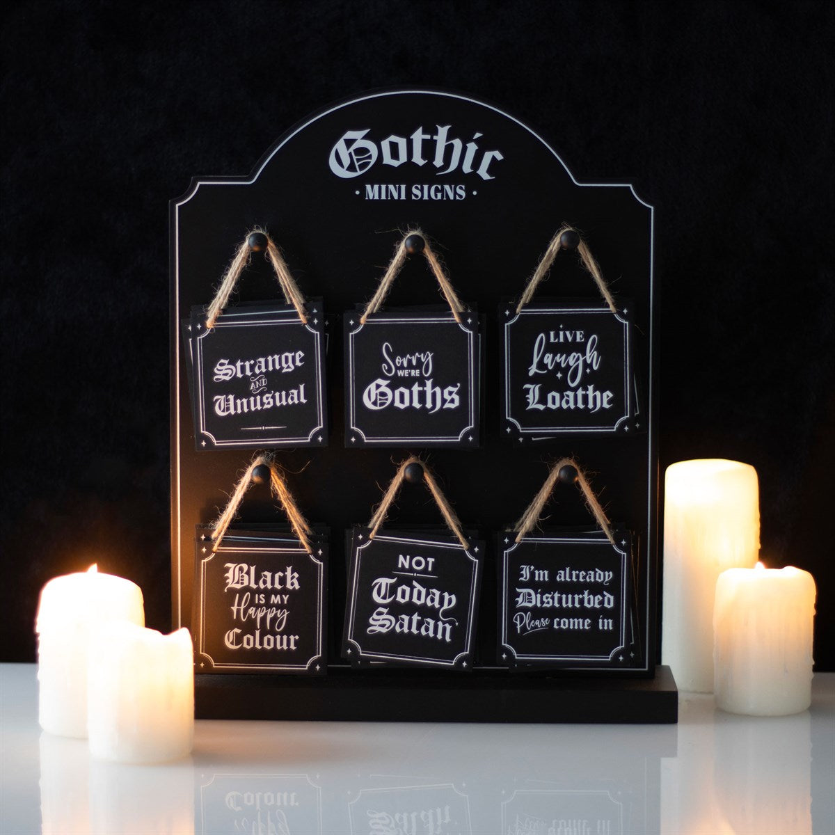 Gothic Mini Signs