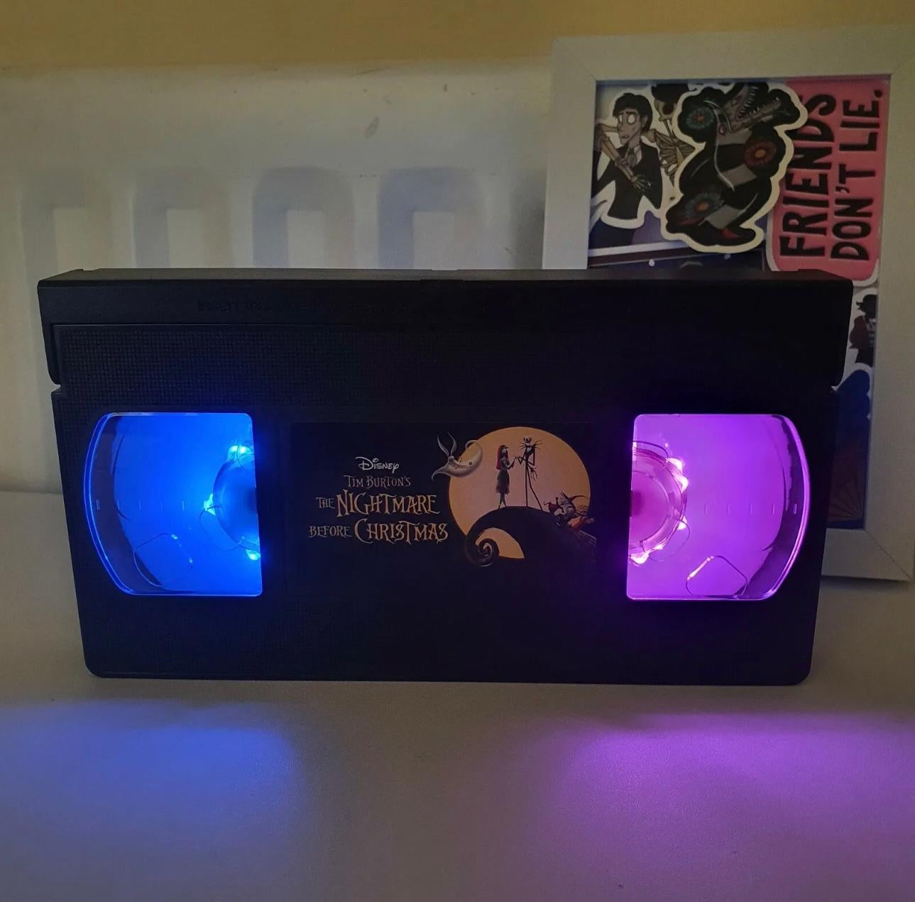 The Nightmare Before Christmas (1993) VHS LED Lamp