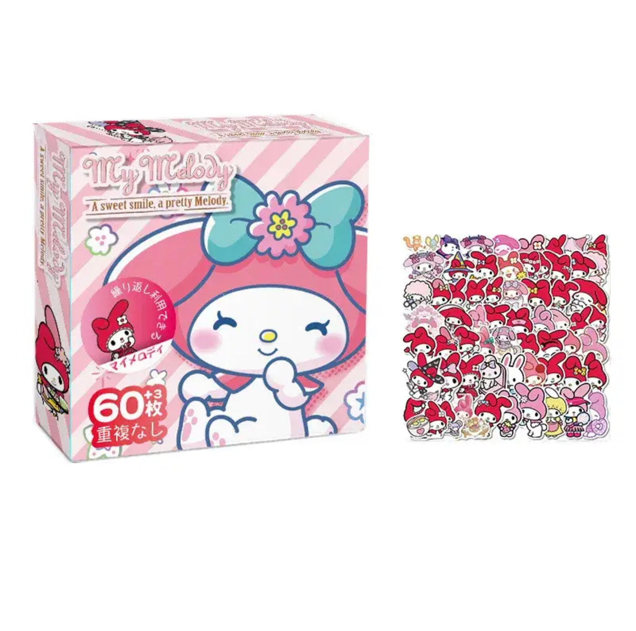 Sanrio 60 Sticker Pack Assortment