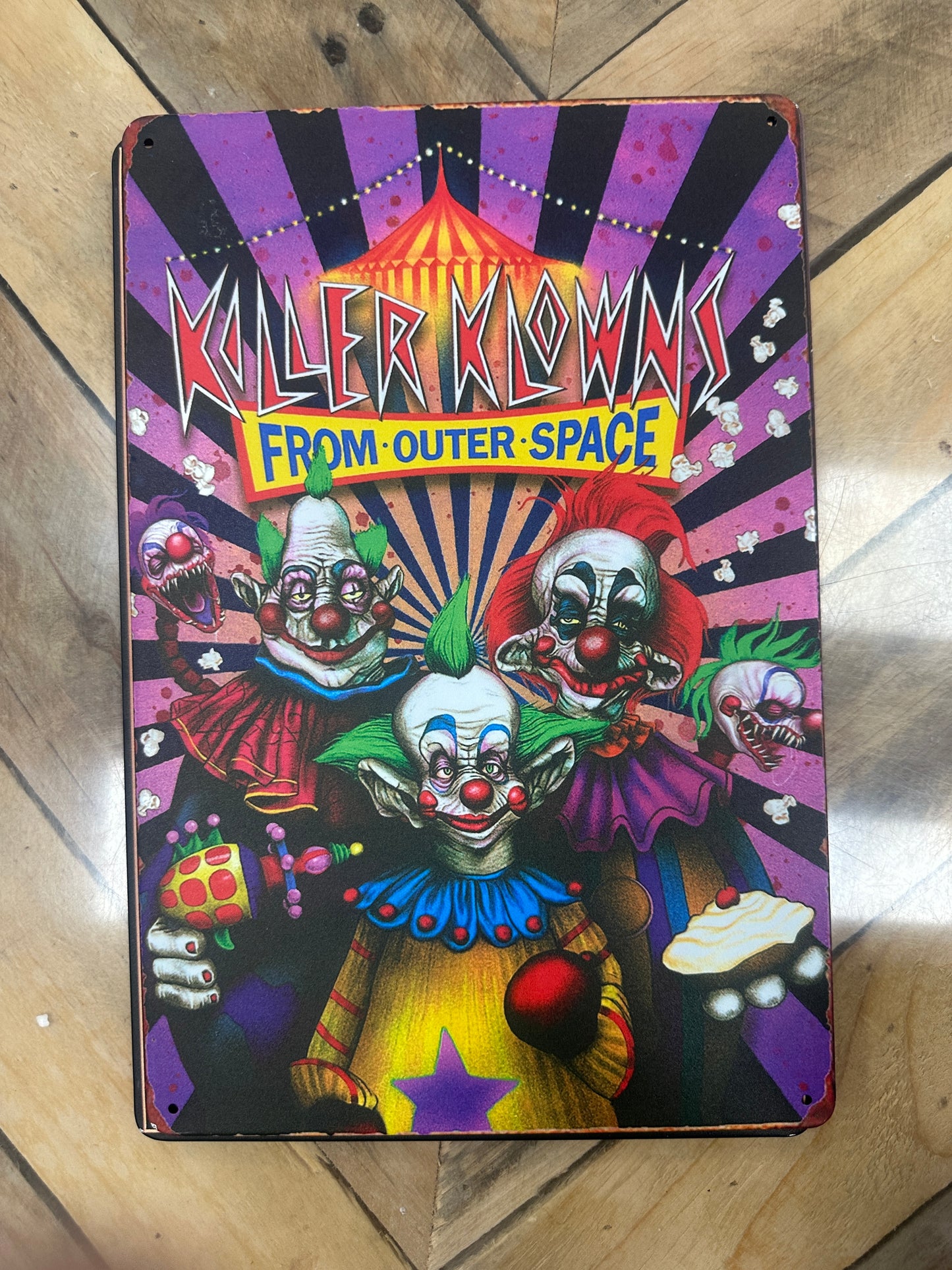 Killer Klowns From Outer Space Lineup Tin Sign
