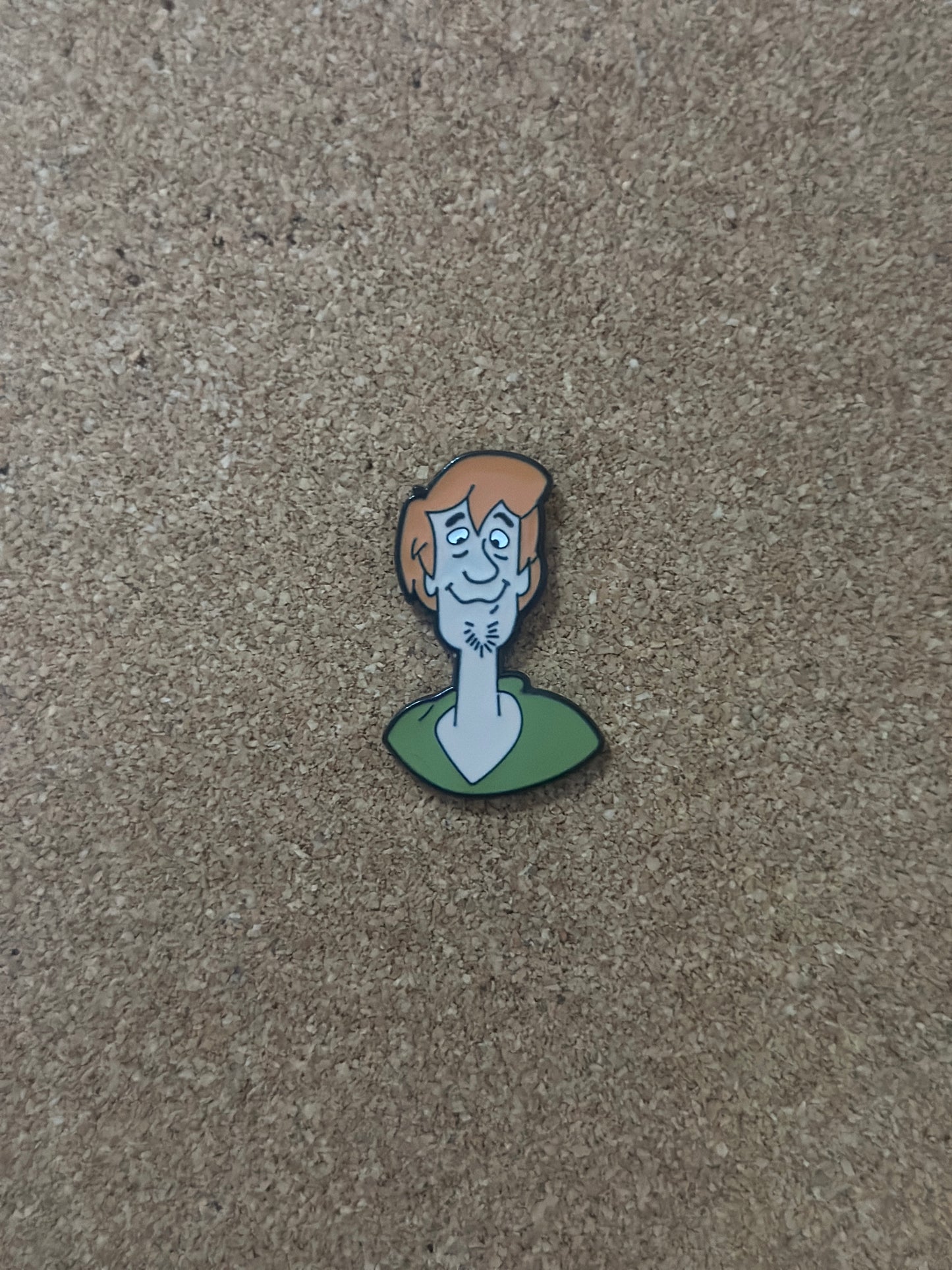 Scooby Doo Shaggy Headshot Pin Badge