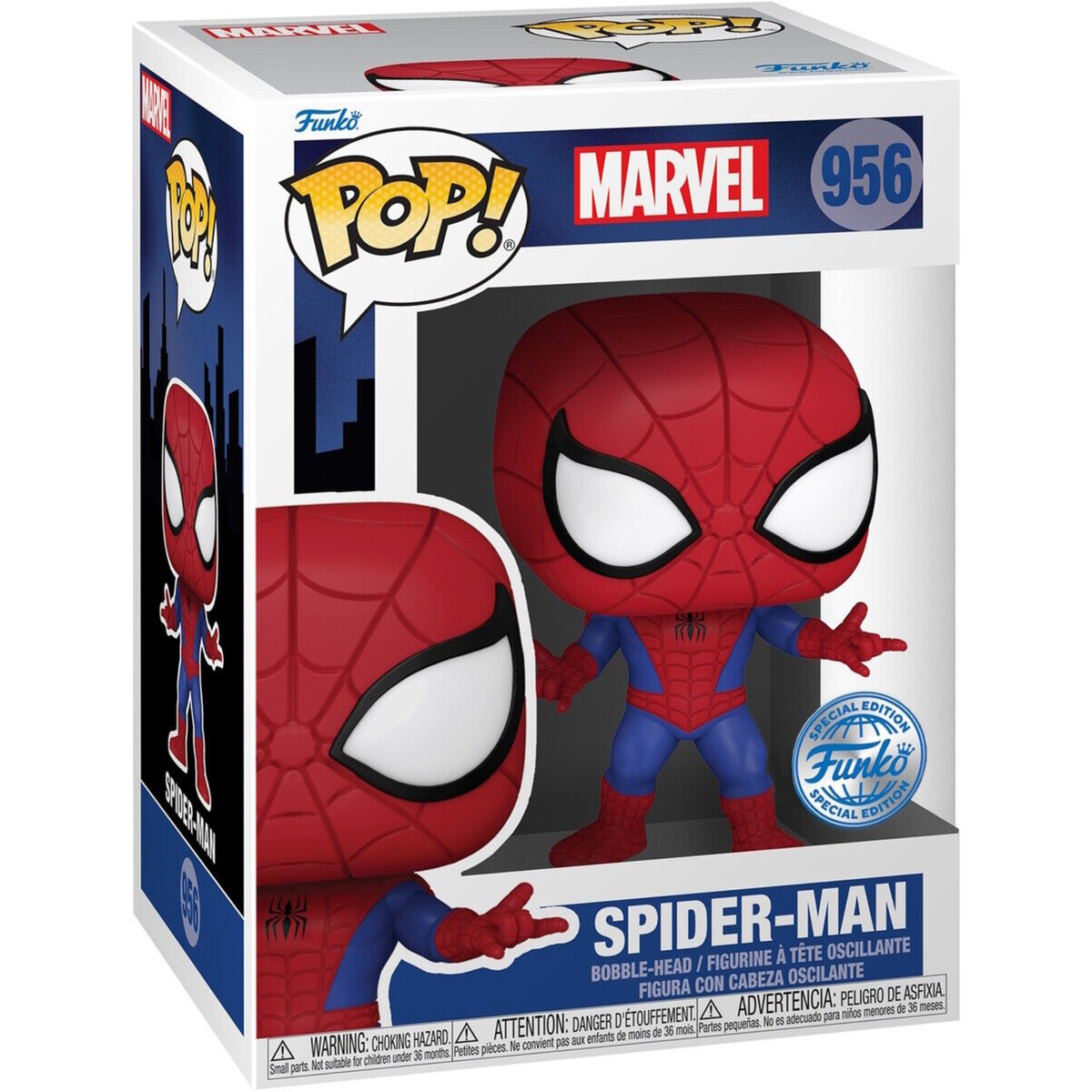 Funko Pop! Marvel 956 Spider-Man Vinyl Figure