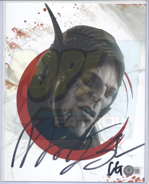 Avengers Endgame (2019) Michael James Shaw (Corvus Glaive) Autographed Print