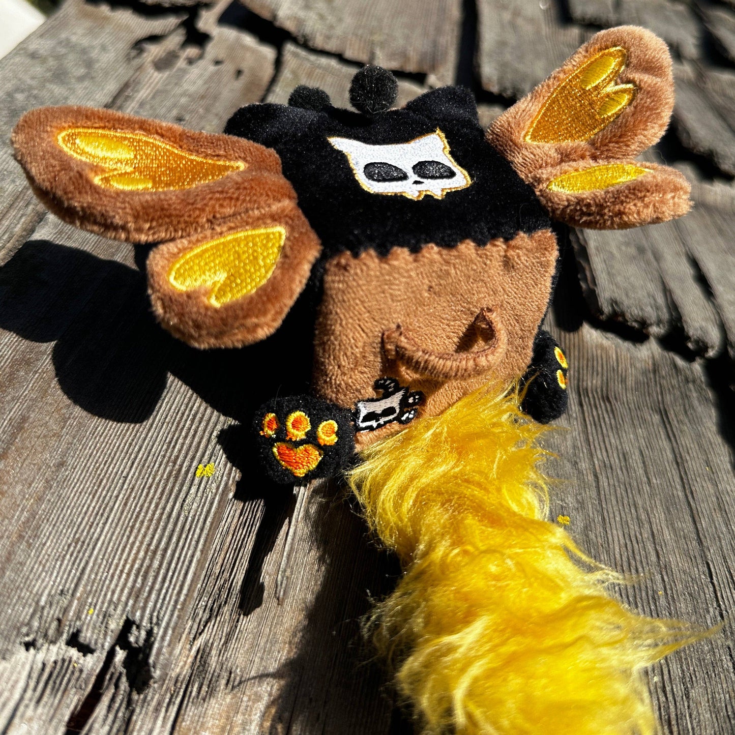 Deathshead Moth Baby SquaredyCats Mini Plush