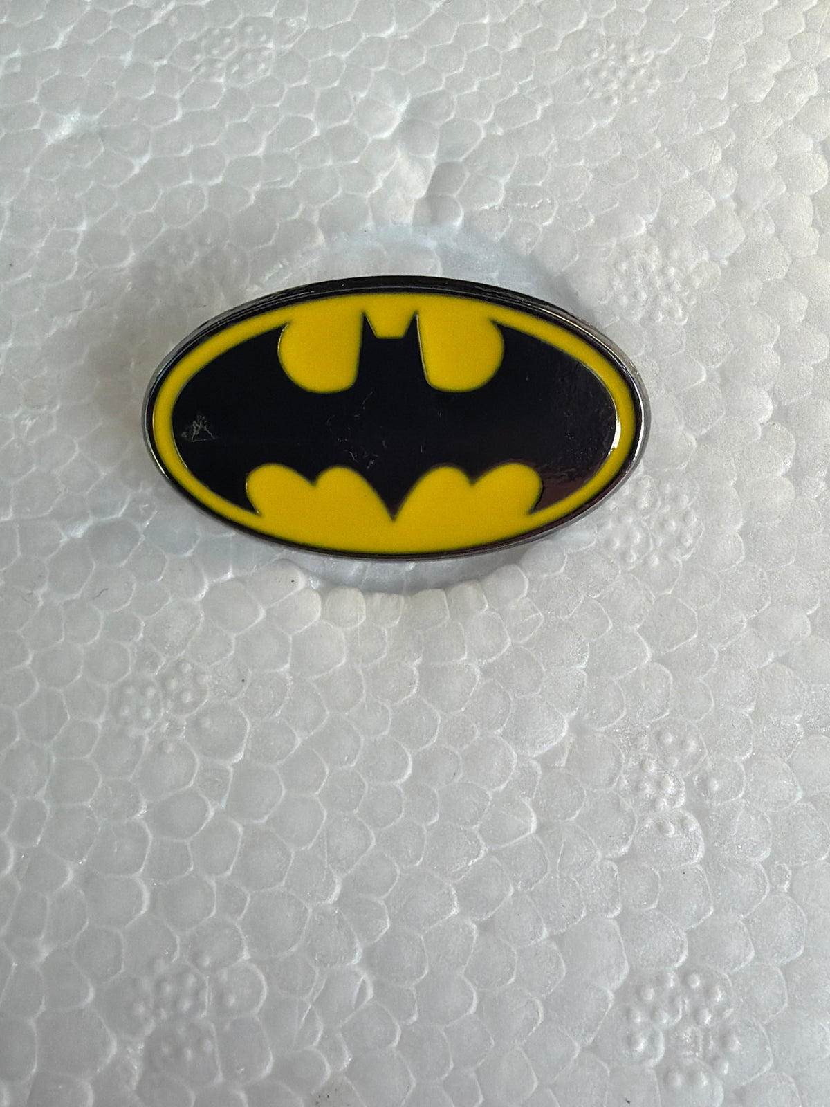 Batman Metallic Classic Logo Pin Badge