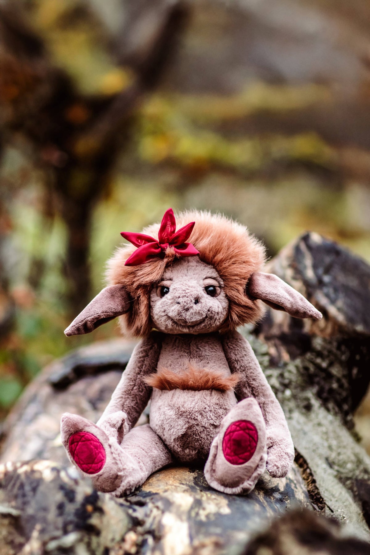 Ruby Roo Soft Plush Toy Teddy Bear Troll