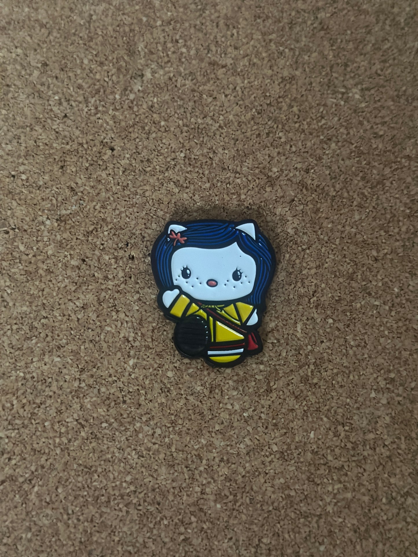 Hello Kitty Coraline Pin Badge
