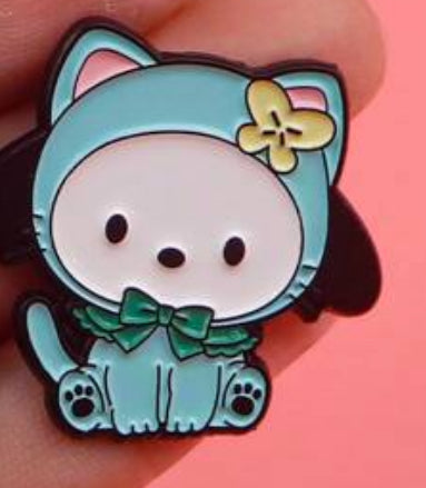 Sanrio Cat Cosplay Pin Badges
