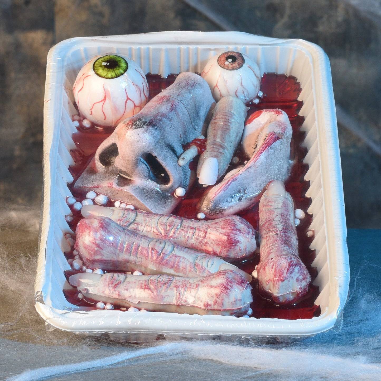 Halloween Gruesome Body Part Prop Tray