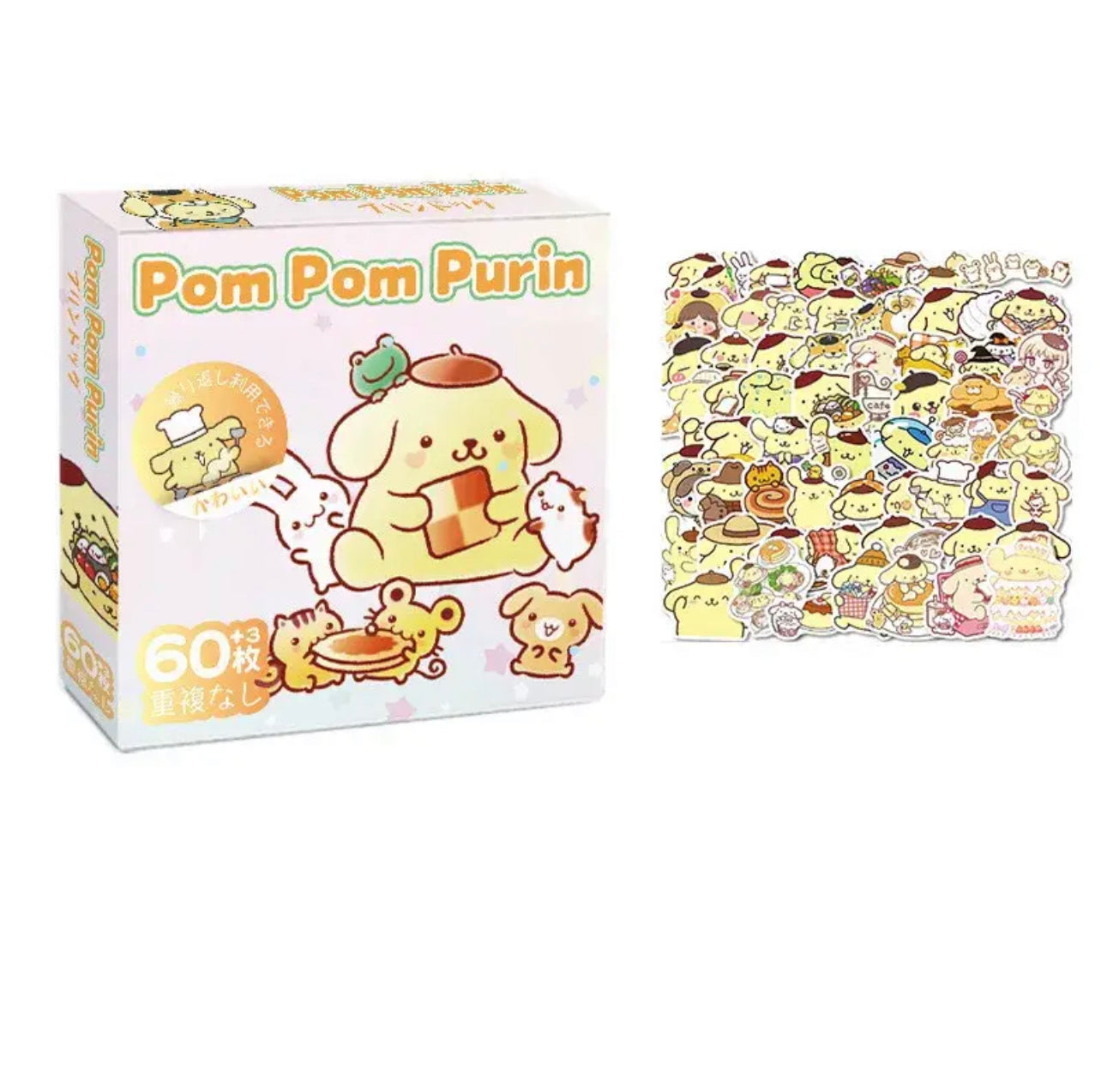 Sanrio 60 Sticker Pack Assortment