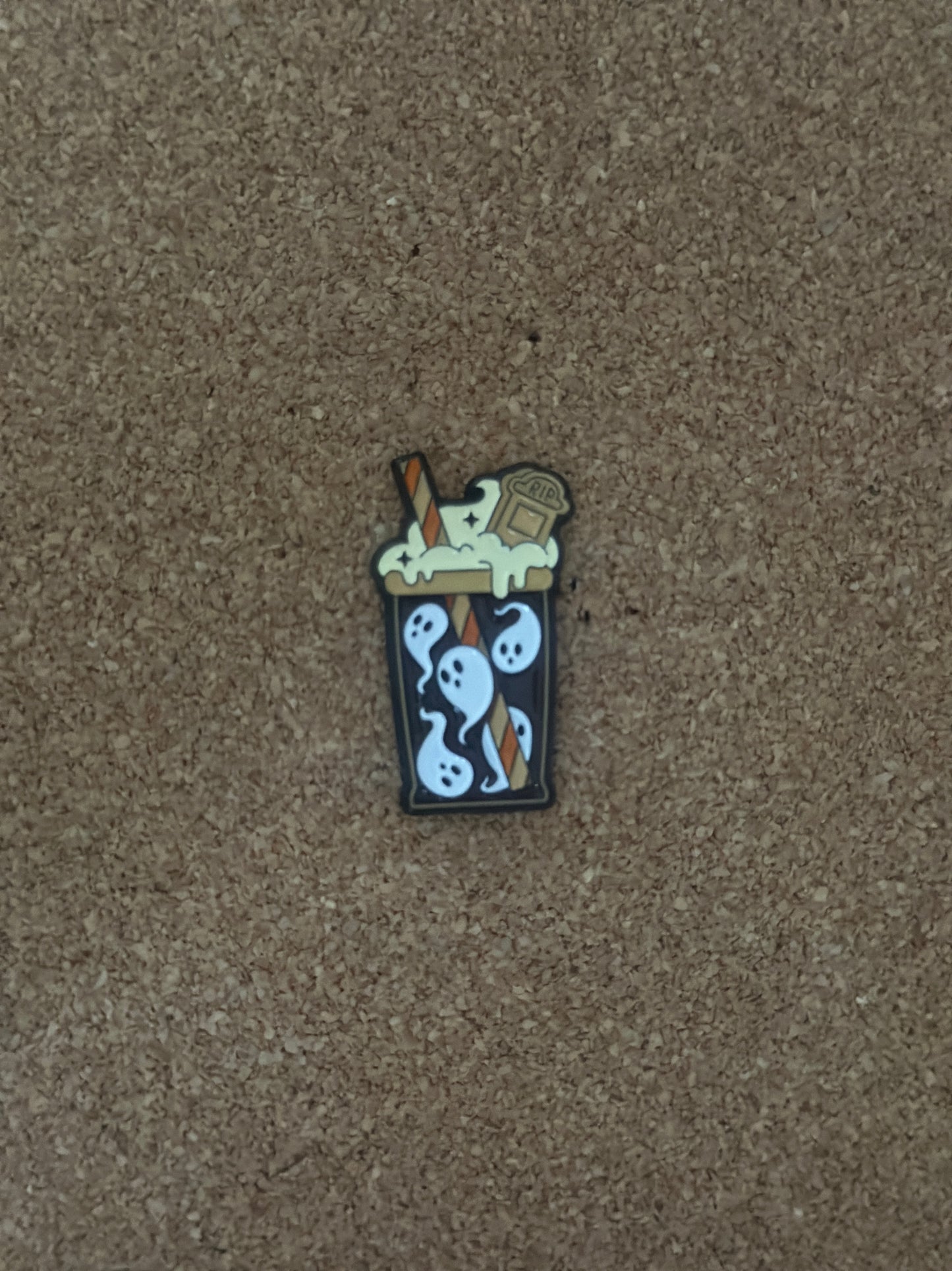 Halloween Drink Pin Badge