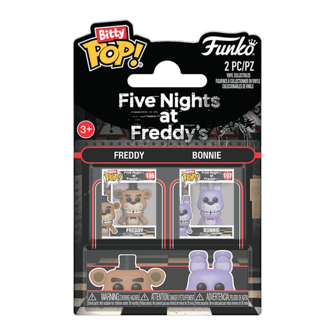 Five Nights at Freddy’s Freddy & Bonnie 2-Pack Funko Bitty Pop! Vinyl Figures