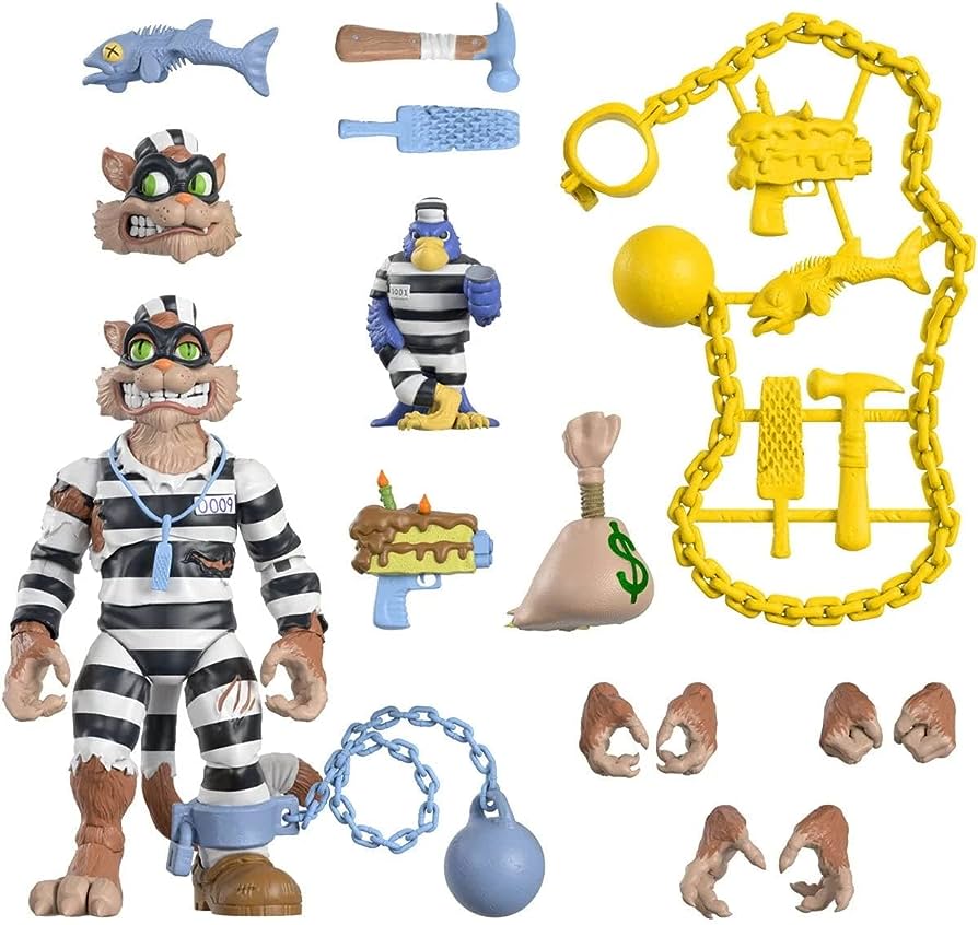 Teenage Mutant Ninja Turtles Scratch the Cat Ultimate Figure