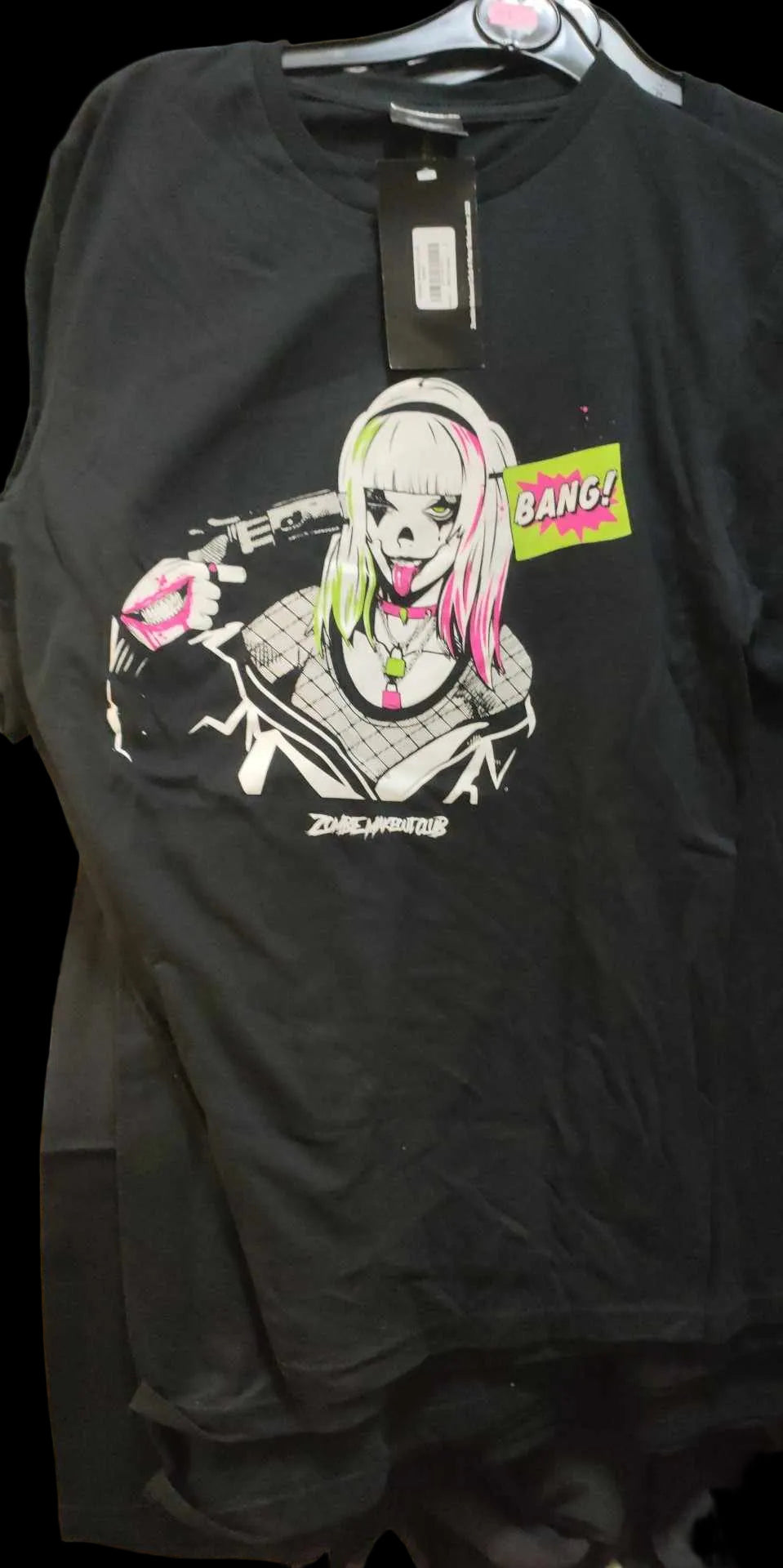 Zombie Makeout Club Bang! Black T-Shirt