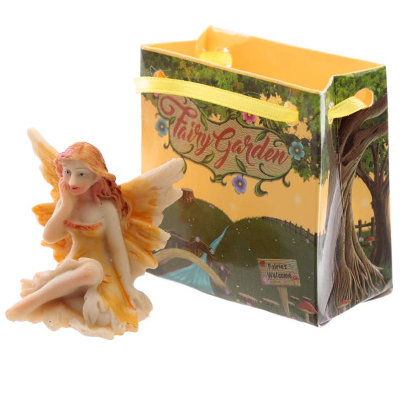 Fairy Garden Fairy in a Mini Gift Bag
