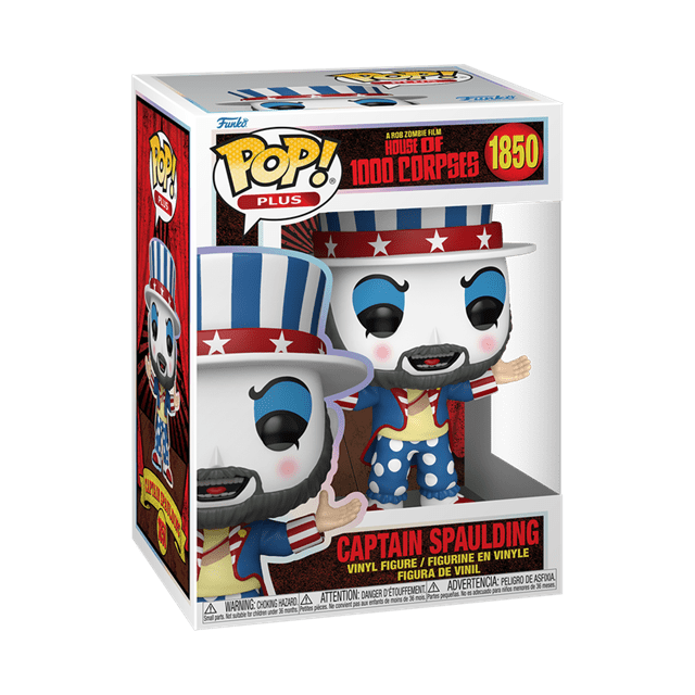 House Of 1000 Corpses 1850 Captain Spaulding Funko Pop Plus! Vinyl Figure