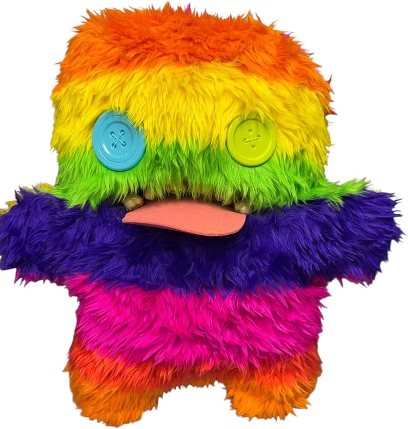 Zuru Fugglers Bigg Fuggs Rainbow Oogah Boogah Plush