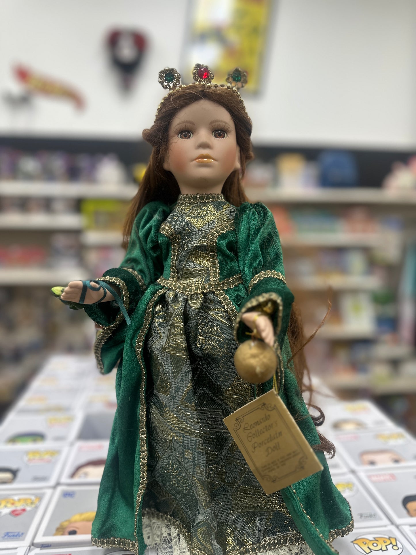 The Princess And The Frog Fairytale Collectors Porcelain Doll