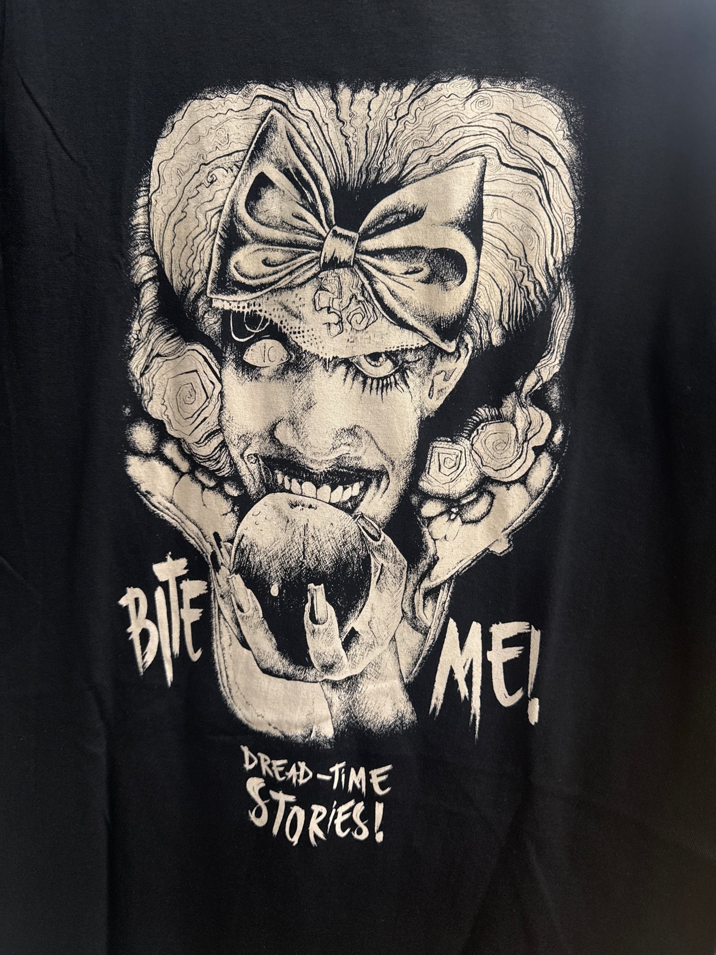 House Of Inky Moon Dread Time Stories Bite Me Black T-Shirt