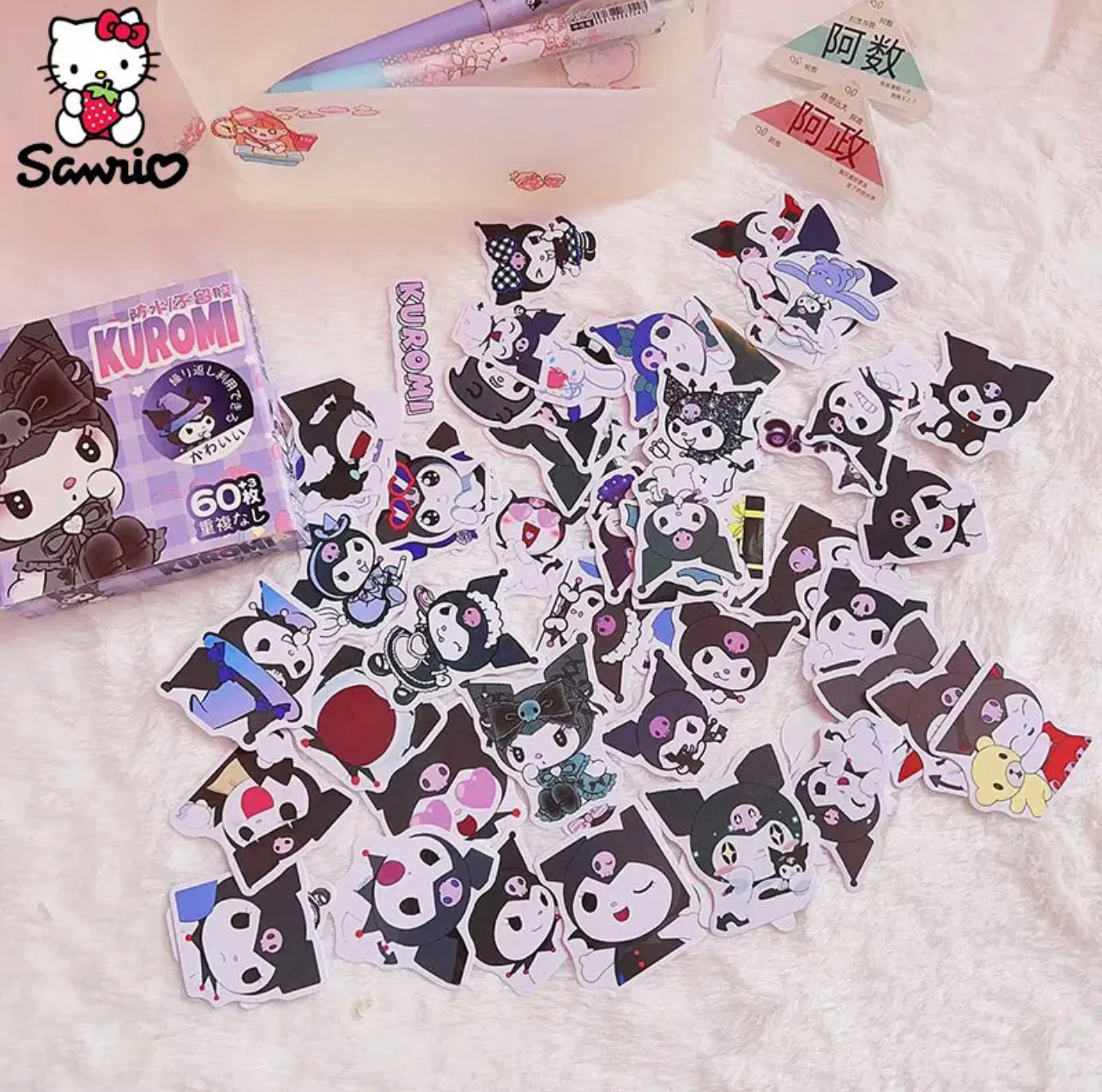 Sanrio 60 Sticker Pack Assortment