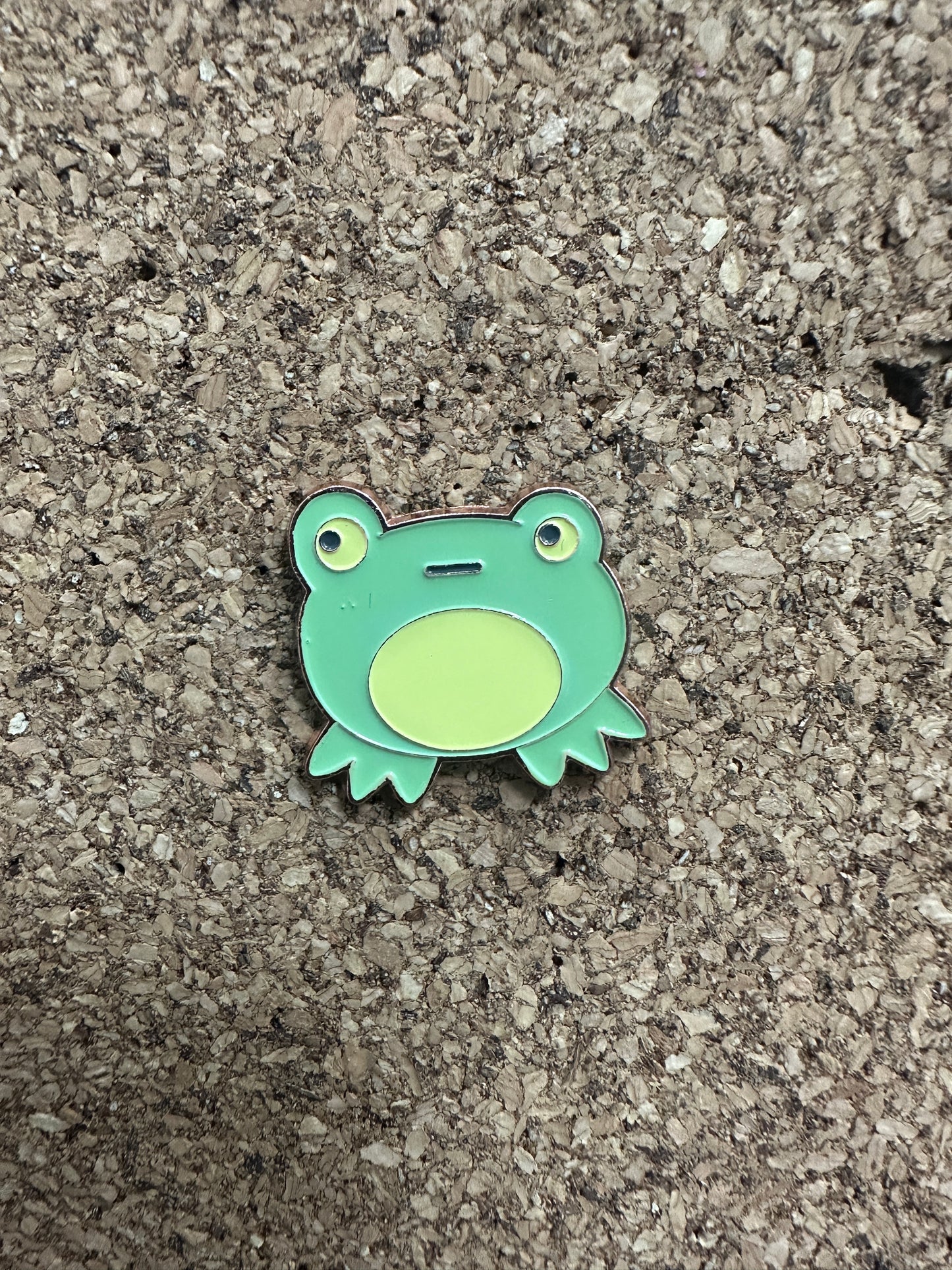 Chibi Derp Frog Pin Badge
