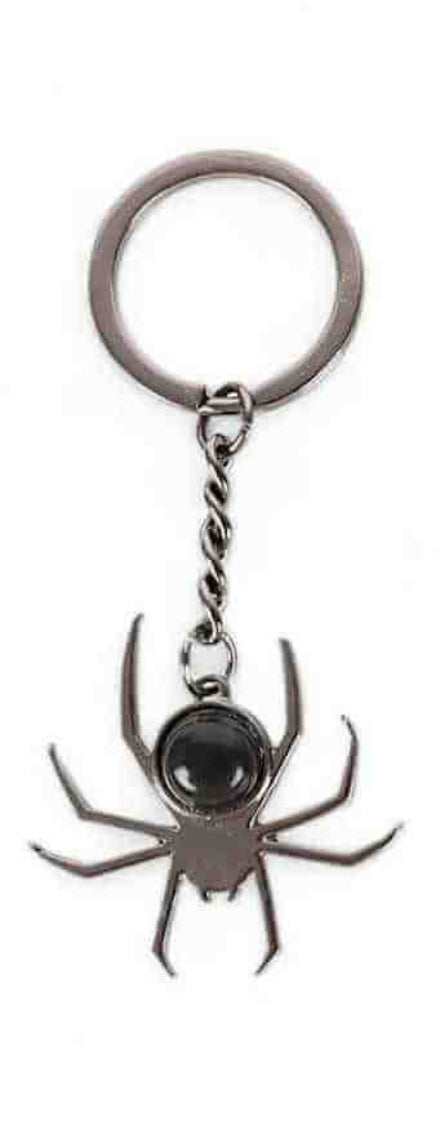 Crystal Spider Keyring