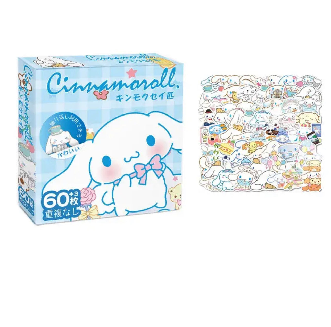 Sanrio 60 Sticker Pack Assortment
