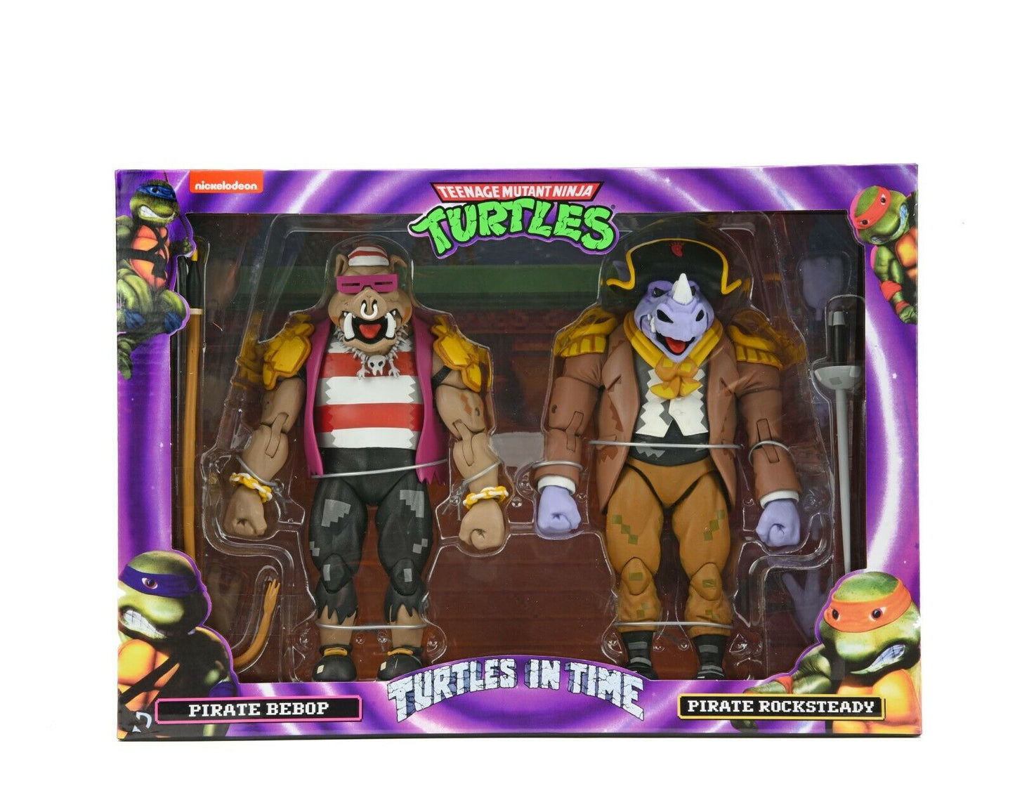 Teenage Mutant Ninja Turtles Turtles in Time Pirate Bepop and Rocksteady