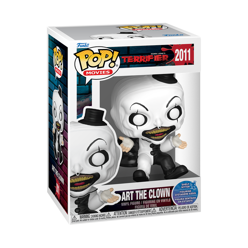 Terrifier POP! Movies Vinyl Figure Art the Clown (Horror Sitters) 9 cm