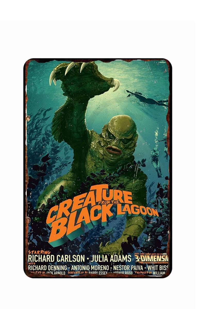 Creature from the Black Lagoon Tin Sign