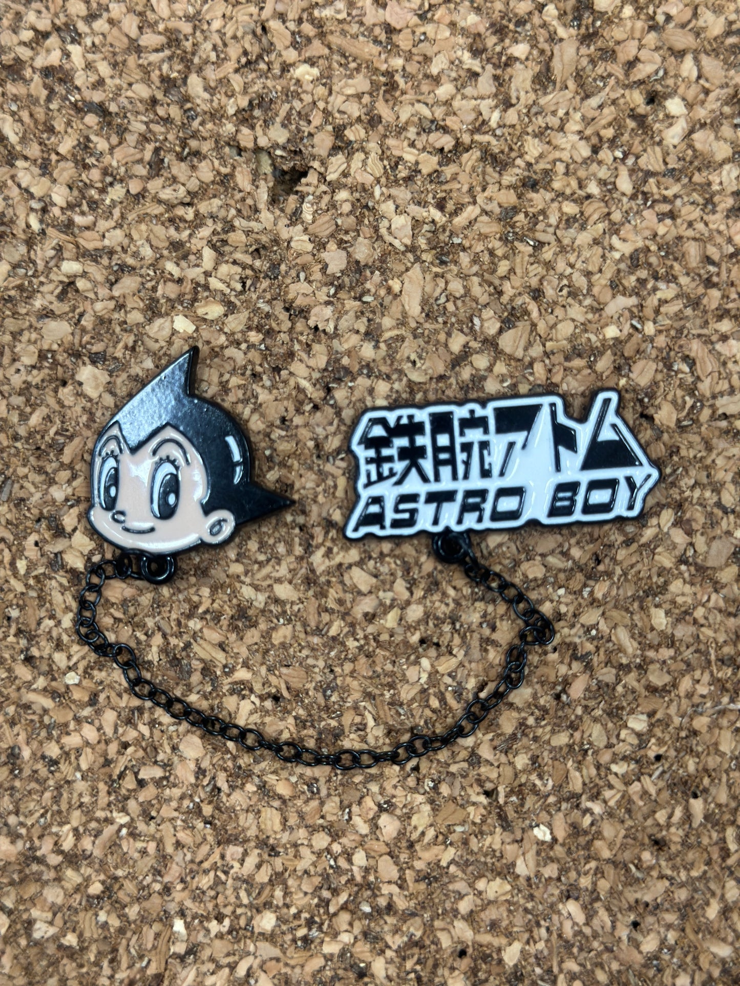 Astro Boy Headshot Two Part Pin Badge