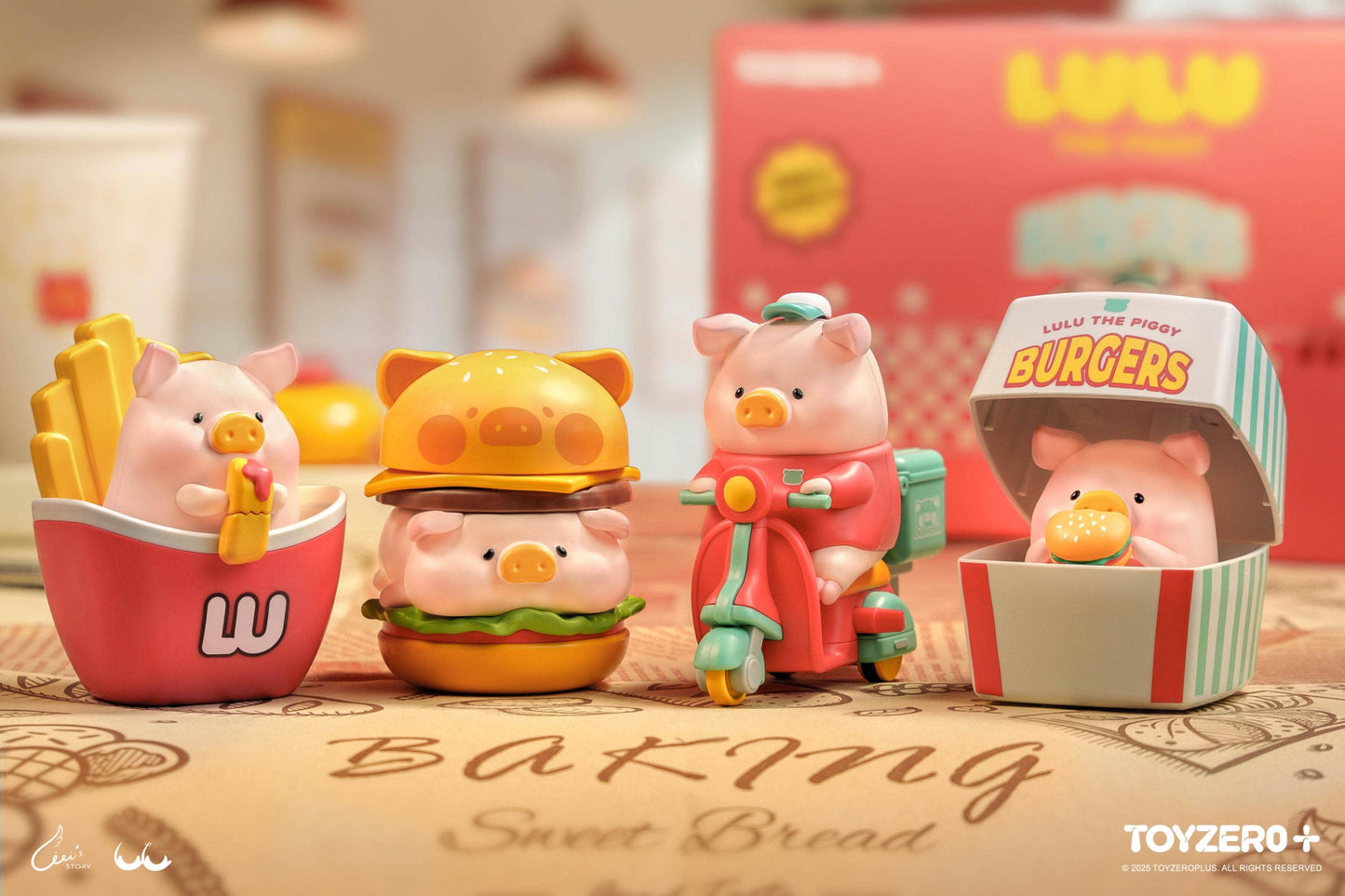LuLu the Piggy Burger Express Movable Series (Blind Box)