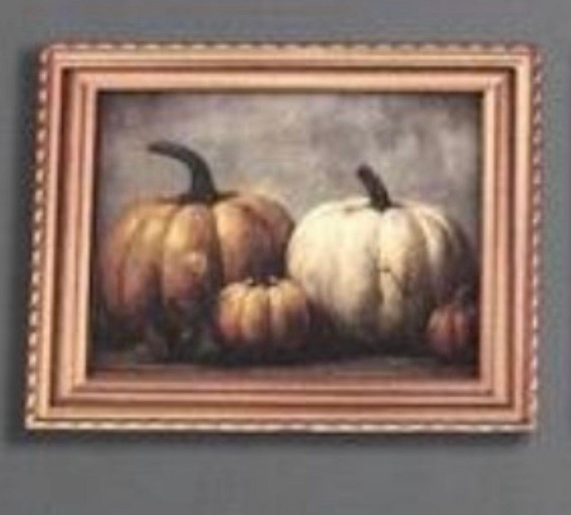 Pumpkins Framed Mini Print Fridge Magnet