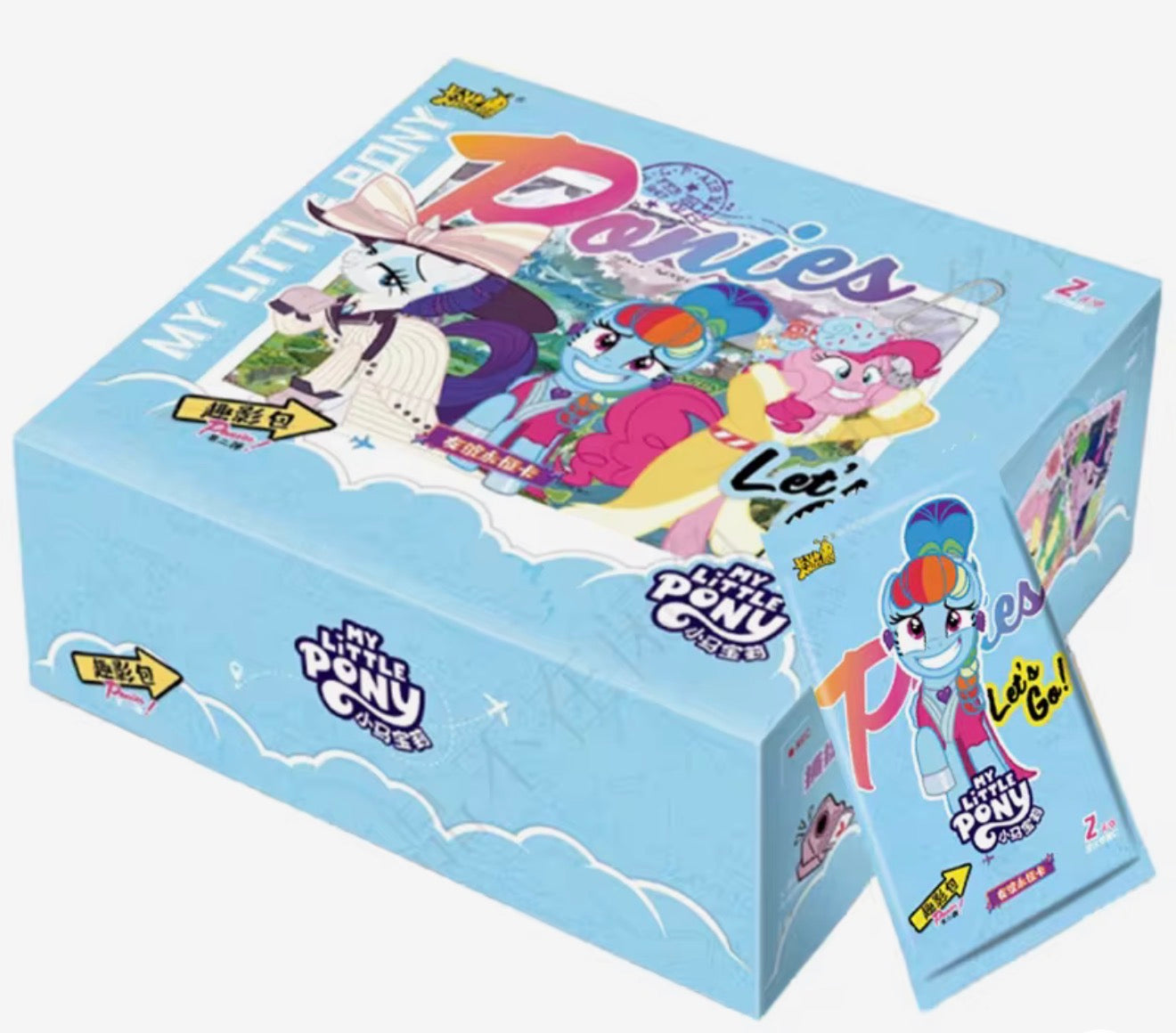 My Little Pony Ponies Let’s go! Trading Card Pack (Rainbow Dash)