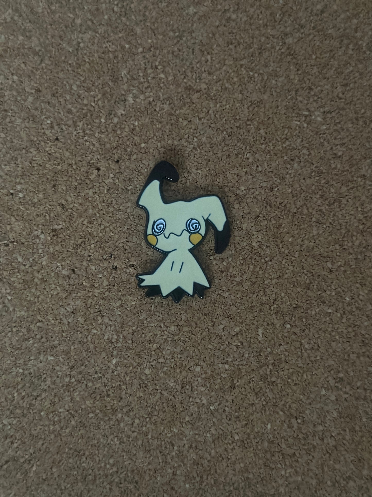 Mimikyu Sitting Down Tilt Right Pin Badge