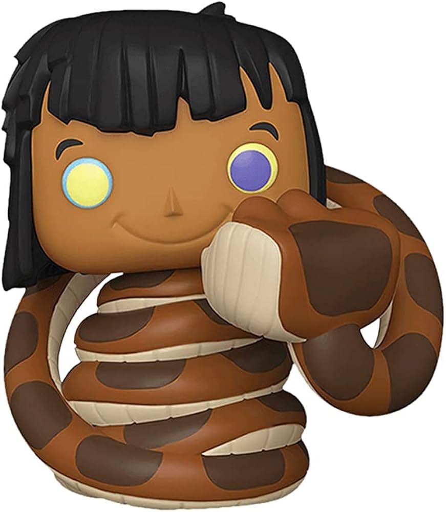 Funko Pop! Disney The Jungle Book 987 Mowgli with Kaa Vinyl Figure