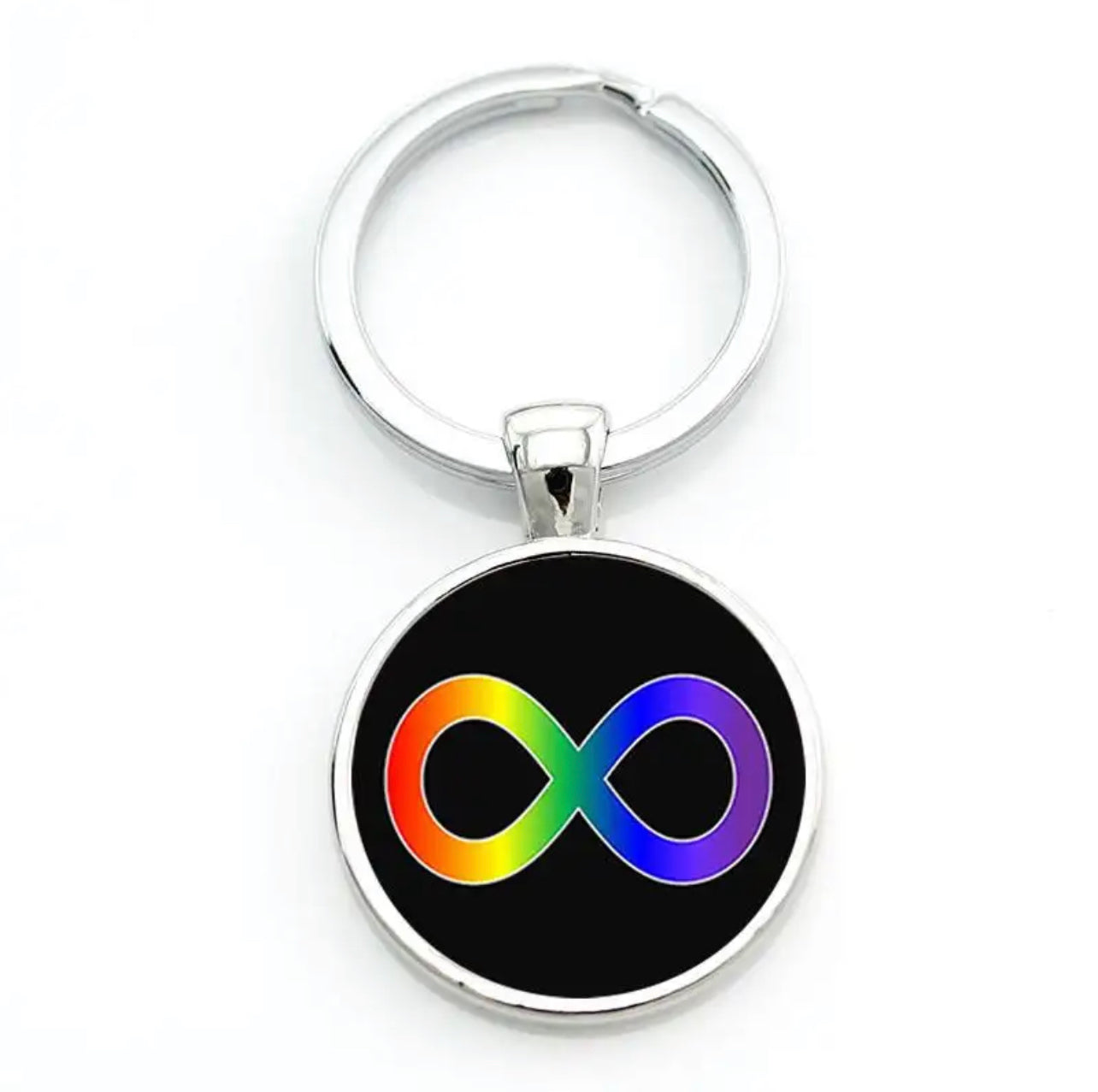 Autism Charity Glass Dome Keychains
