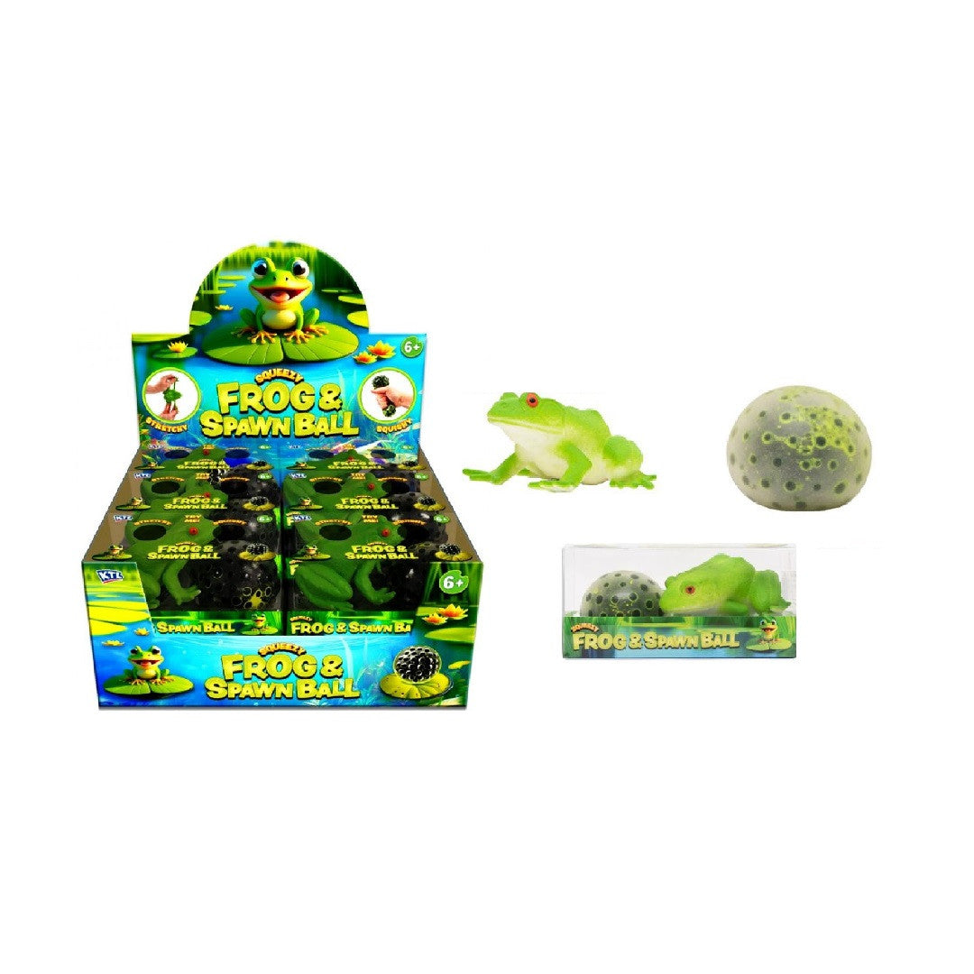 Squeezy Frog & Spawn Ball Toy