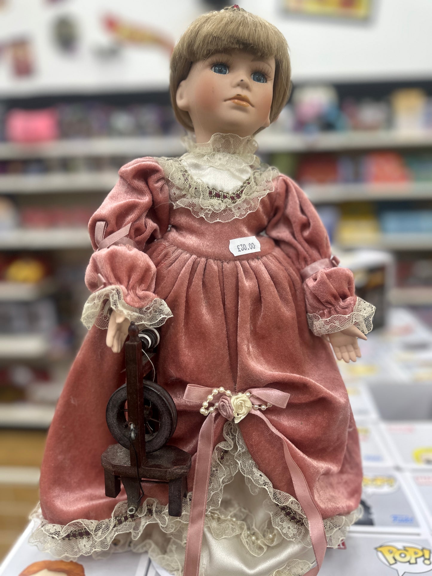 Sleeping Beauty Porcelain Doll