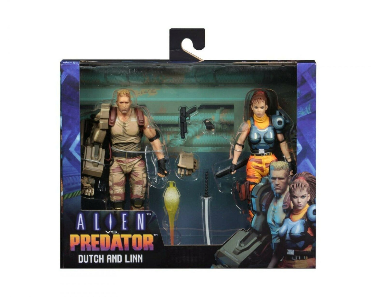 Alien vs Predator Dutch and Linn Arcade Game Ultimate Figures