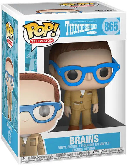 Funko Pop Thunderbirds Classic 865 Brains Vinyl Figure