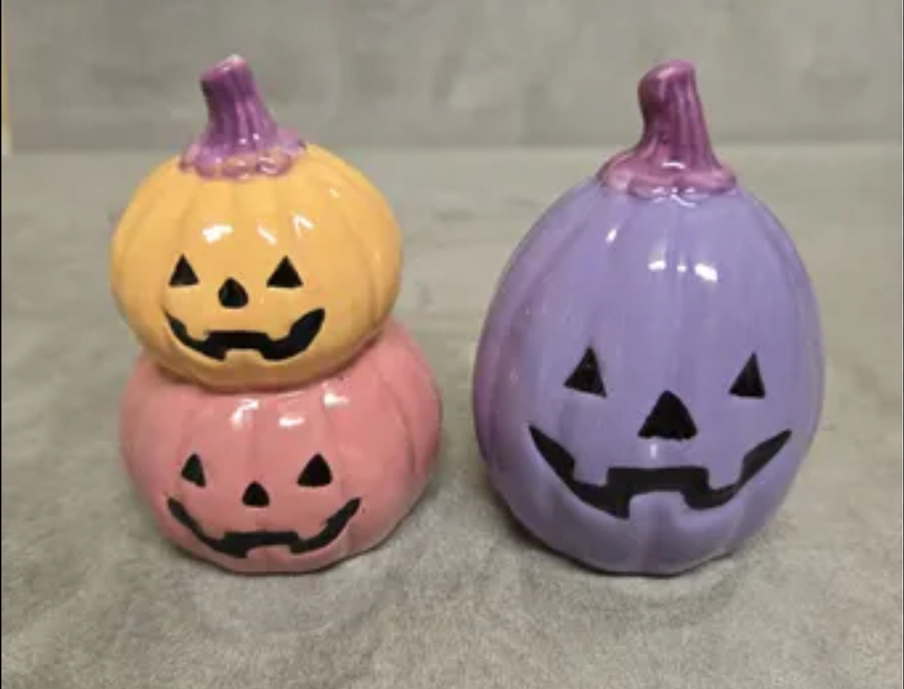 Happy Haunting Pumpkin Salt And Pepper Set
